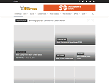 Tablet Screenshot of deerhunters.net